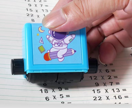 Math Practice Question Roller for Kids, Addition, Subtraction, Multiplication or Division Drills at Home