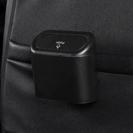 Car Trash Bin with Removable Lid for Wrappers, Tissues and Receipts, 4 Colour Options, for Road Trips