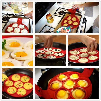 Silicone Pancake Mold with Non-Stick Design | Fun Shapes for Perfect Breakfasts