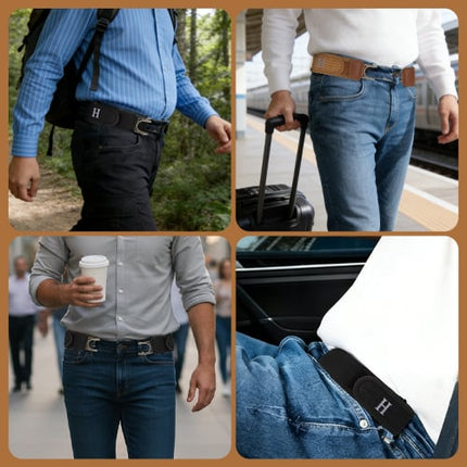 Belts, Invisible Elastic Stretch Belt with Low Profile Design for All Day Comfort – image 13