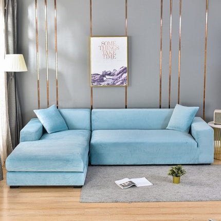 Stretchable Sofa Cover with Anti-Slip Design | Easy Fit for Furniture Protection
