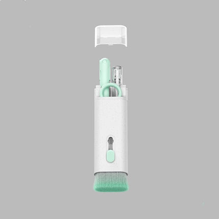 7 in 1 Electronics Cleaning Kit with Keycap Puller, Flocking Sponge and Nylon Brush for Headsets and Keyboards, 3 Colors