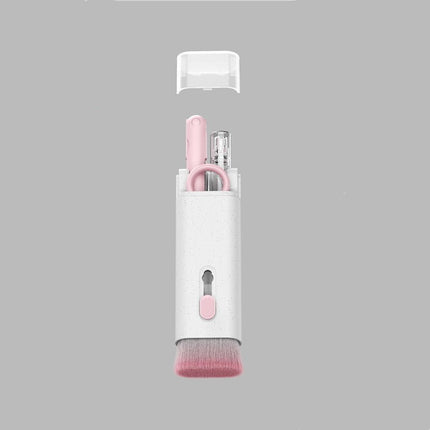 7 in 1 Electronics Cleaning Kit with Keycap Puller, Flocking Sponge and Nylon Brush for Headsets and Keyboards, 3 Colors