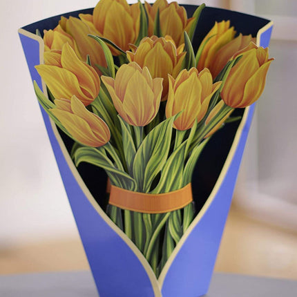 3D Pop-Up Flower Bouquet Greeting Card, 18 Flower Designs, Long-Lasting Keepsake Blooms, Gift for Birthdays and All Occasions