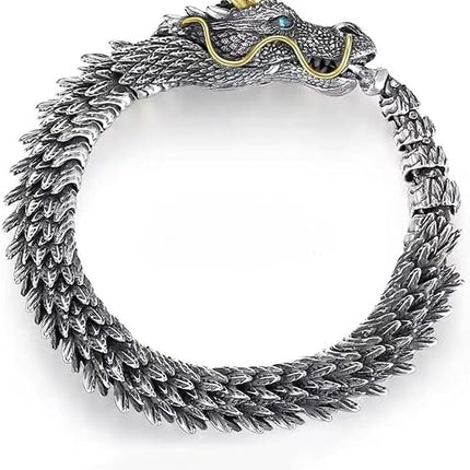 Dragon Charm Bracelet - Bold Fantasy Gift in 18, 20 & 22 cm