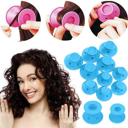 Silicone Hair Curlers Set with Heat-Free Design | 30pcs for Effortless Curls
