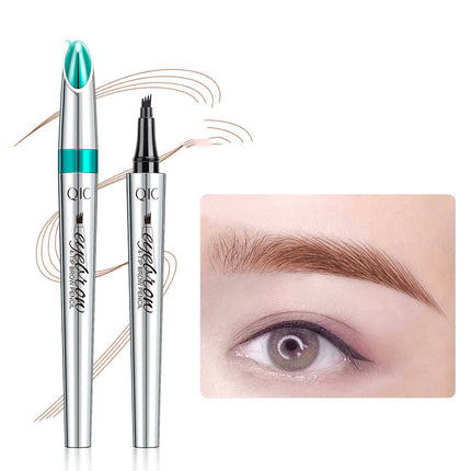 Microblading Eyebrow Pencil, Fine Tip Brow Pen for Natural Defined Brows, Up to 36 Hour Wear, 5 Natural Shades