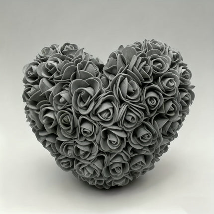 Rose Heart Display for Tabletop Decoration | Artificial Flower Gift for Mother's Day and Special Occasions