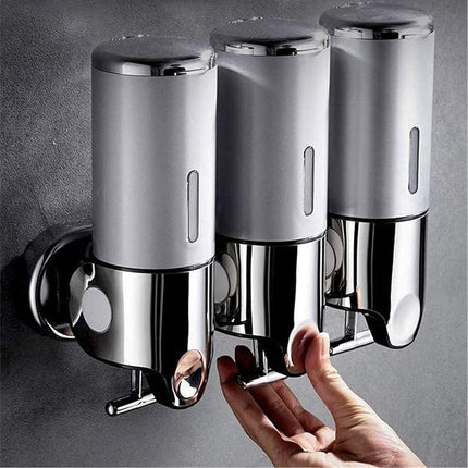 Wall-Mounted Shower Dispenser with Touchless Pump | Durable Design for Mess-Free Bathing