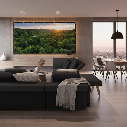 Portable 120-Inch Projector Screen with Anti-Crease Surface | HD Viewing for Outdoor Movies and Events