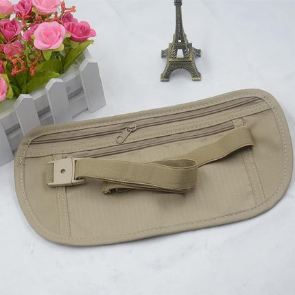 Slim Hidden Money Belt with Adjustable Strap | Secure Travel Wallet for Safety and Convenience