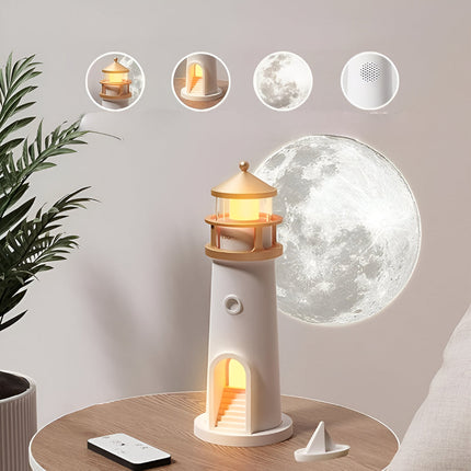 Moonlight Projection Lamp with Adjustable Brightness & Remote Control | Relaxing Ambiance for Bedrooms and Nurseries