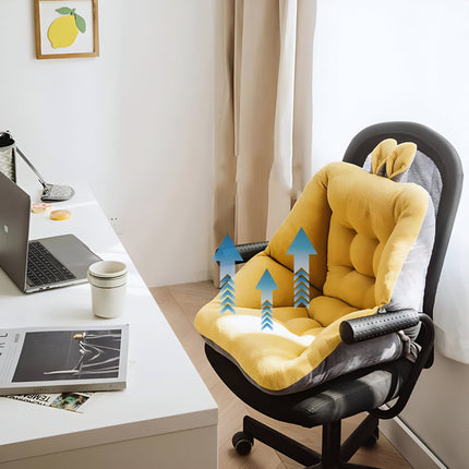 Tufted Chair Cushion Seat Pad with Premium Velvet Finish | Comfort and Support for Better Posture