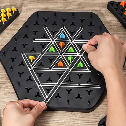 Rubber Band Puzzle Game with Colorful Shapes | Engaging Brain Teaser for All Ages