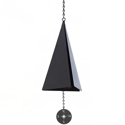 Outdoor Wind Bell, Metal Wind Chimes with Compass Wind Catcher, Garden Decor for Patio and Porch