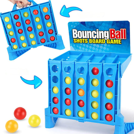 Bounce Ball Board Game for Family with Fast-Paced Gameplay | Connect Four for Active Party Fun