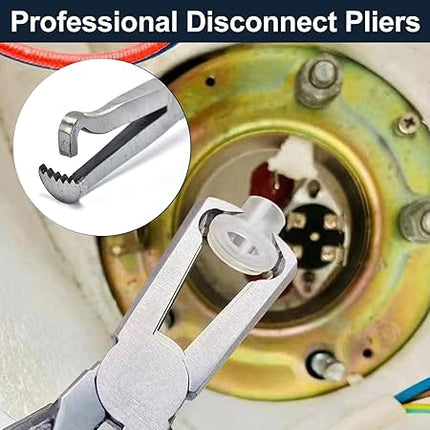 Electrical Disconnect Pliers with Hook and Point, Auto Repair Tools for Automotive Push Tab Connectors – image 7