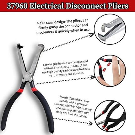 Electrical Disconnect Pliers with Hook and Point, Mechanic Tools – image 8