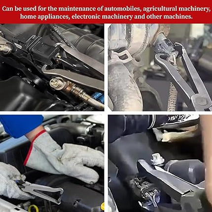 Electrical Disconnect Pliers with Hook and Point, Auto Repair Tools for Automotive Push Tab Connectors – image 5