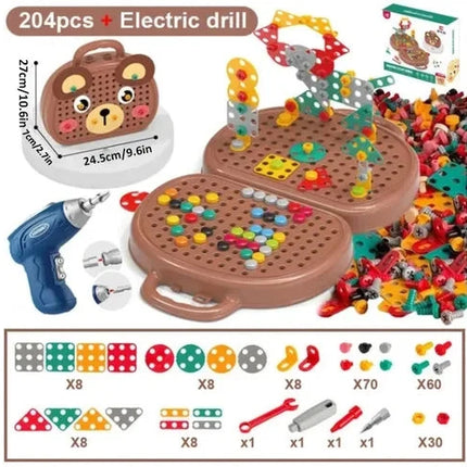 Montessori Toys Construction Drill Set, Educational Toys for Kids – image 12