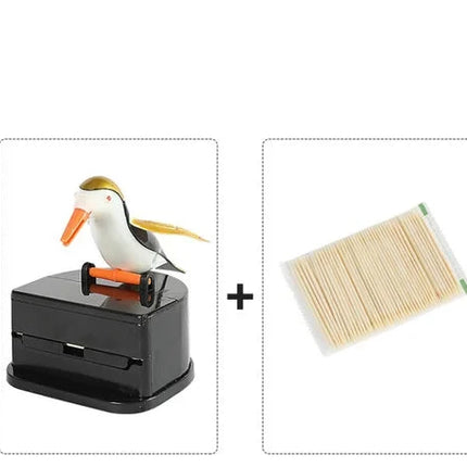 Toothpick Holder, Perching Bird Toothpick Dispenser for Table Decor – image 4