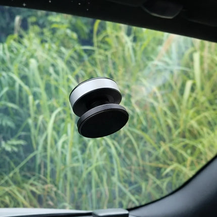 Magnetic Phone Mount for Car, Vacuum Suction Cup with Twist Locking Ring, Rotates 360 Degrees, Leaves No Residue