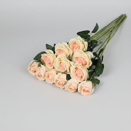 Artificial Rose Bouquet for Home Decor | Maintenance-Free Red Roses for Mother's Day and Events