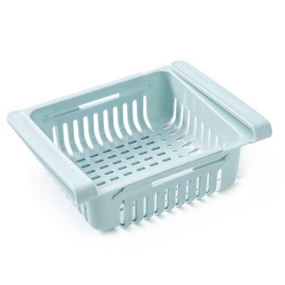 Refrigerator Storage Rack with Adjustable Shelves | Space-Saving Organizer for Efficient Food Storage