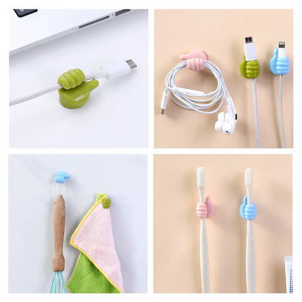 Cable Organizer Clips for Home & Office | Set of 10 Durable Holders for Tidy Spaces