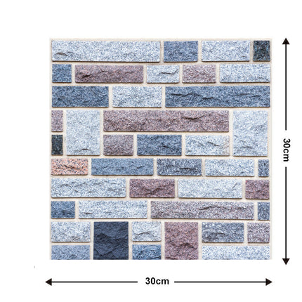Self-Adhesive Wall Tiles for Easy Home Makeover | Decorative Design for Instant Style Upgrade (Set of 10)