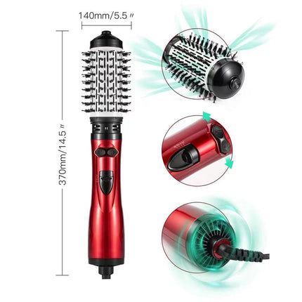 Hot Air Hair Styler and Dryer 3 in 1, Rotating Blow Dryer Brush with 2 Brush Heads – image 17