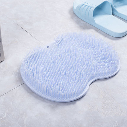 Textured Bath Mat with Non Slip Design, Quick Rinse Easy Dry Massage Texture Cleaning Mat for Bathrooms, 6 Colours