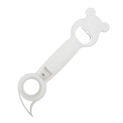 4 in 1 Kitchen Opener Tool, Jar, Can and Bottle Opener with Ergonomic Grip, 4 Colors, Easy Open for Stubborn Lids