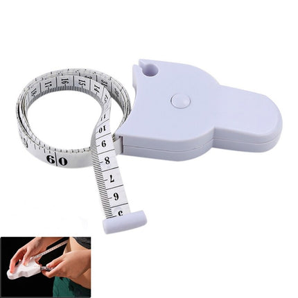 Body Measuring Tape, Retractable Tape Measure with Push Button Auto Retraction for Waist, Fitness and Tailoring Use