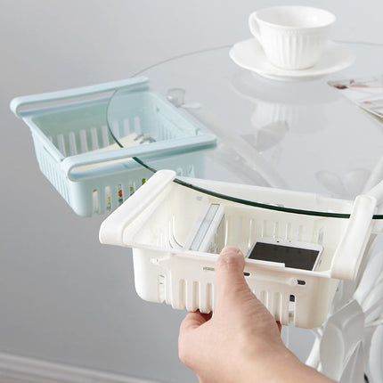 Refrigerator Storage Rack with Adjustable Shelves | Space-Saving Organizer for Efficient Food Storage