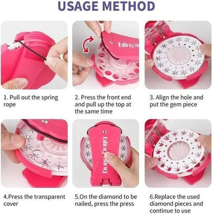 Rhinestone Applicator for Hair, Hair Jewels for Shoes and Phone Cases – image 5