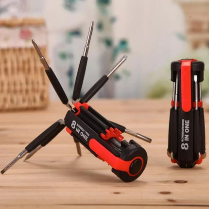 Multifunctional Screwdriver Set with 8 Tools | Ergonomic Grip for Easy Use