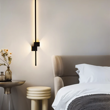 Modern LED Wall Light with Integrated Warm White Illumination | Energy-Efficient Design for Stylish Home Décor