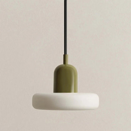 Scandinavian Pendant Light with Adjustable Height & Frosted Glass | Soft Ambient Glow for Modern Interiors