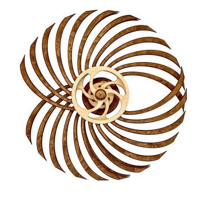Handmade Kinetic Sculptures, Wooden Wall Art with Spring Wound Gears, Kinetic Art, Wood Wall Decor for Living Room