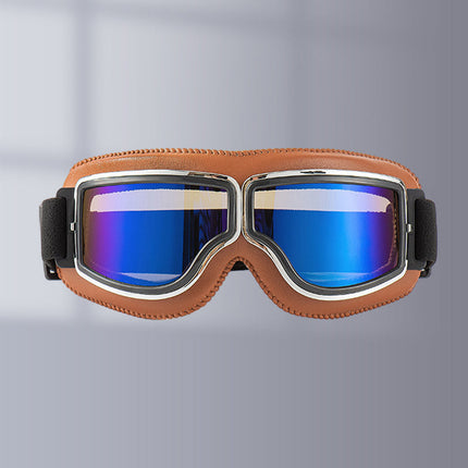 Vintage Motorcycle Goggles, Riding Goggles Over Glasses, Foldable Retro Bike Goggles for Cycling and Hiking – image 15