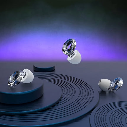 Reusable Silicone Ear Plugs for Noise Reduction | Comfortable Earbuds for Sleep, Study, and Travel