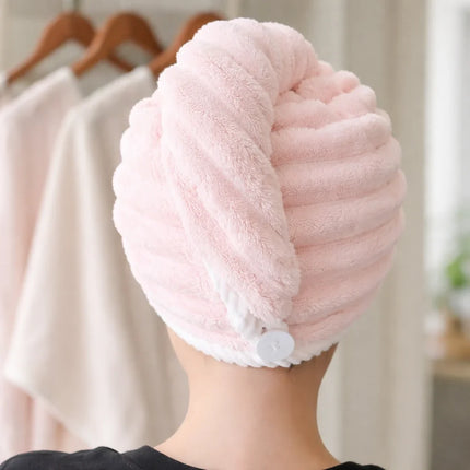 Ultra Absorbent Hair Towel for Fast Drying | Microfiber Material for Quick Hair Care