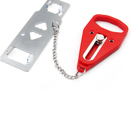 Portable Safety Door Lock with Adjustable Security Bar | Easy Installation for Enhanced Home Protection