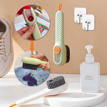Soft-Bristled Shoe Brush with Ergonomic Grip | Durable Cleaning Tool for Effortless Shoe Care