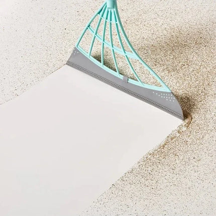 Silicone Broom with Flexible Head & Easy Grip Handle | Versatile Cleaning Tool for All Surfaces