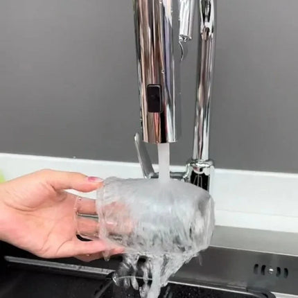 Kitchen Sink Faucet with 3 Spray Modes, Waterfall and High Pressure Tap with 360 Degree Swivel