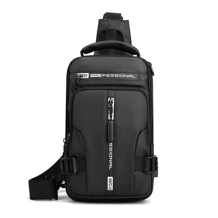 Crossbody Sling Backpack with Sized Compartments for Tablet, Phone, Camera and Charger, Slim 5 Color Chest Bag for Commuting and Travel