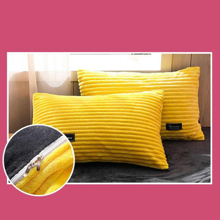 Duvet Cover Set, Corduroy Velvet Duvet Cover King for Winter – image 7