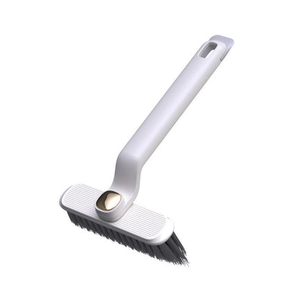 Cleaning Brush with 180 Degree Rotating Head, Long Handle, Wide Bristle Head, 3 Colors, Scrubber for Bathroom and Kitchen